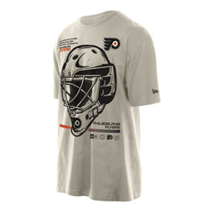 Philadelphia Flyers New Era Goalie Mask T-Shirt - Tan | New Era discount