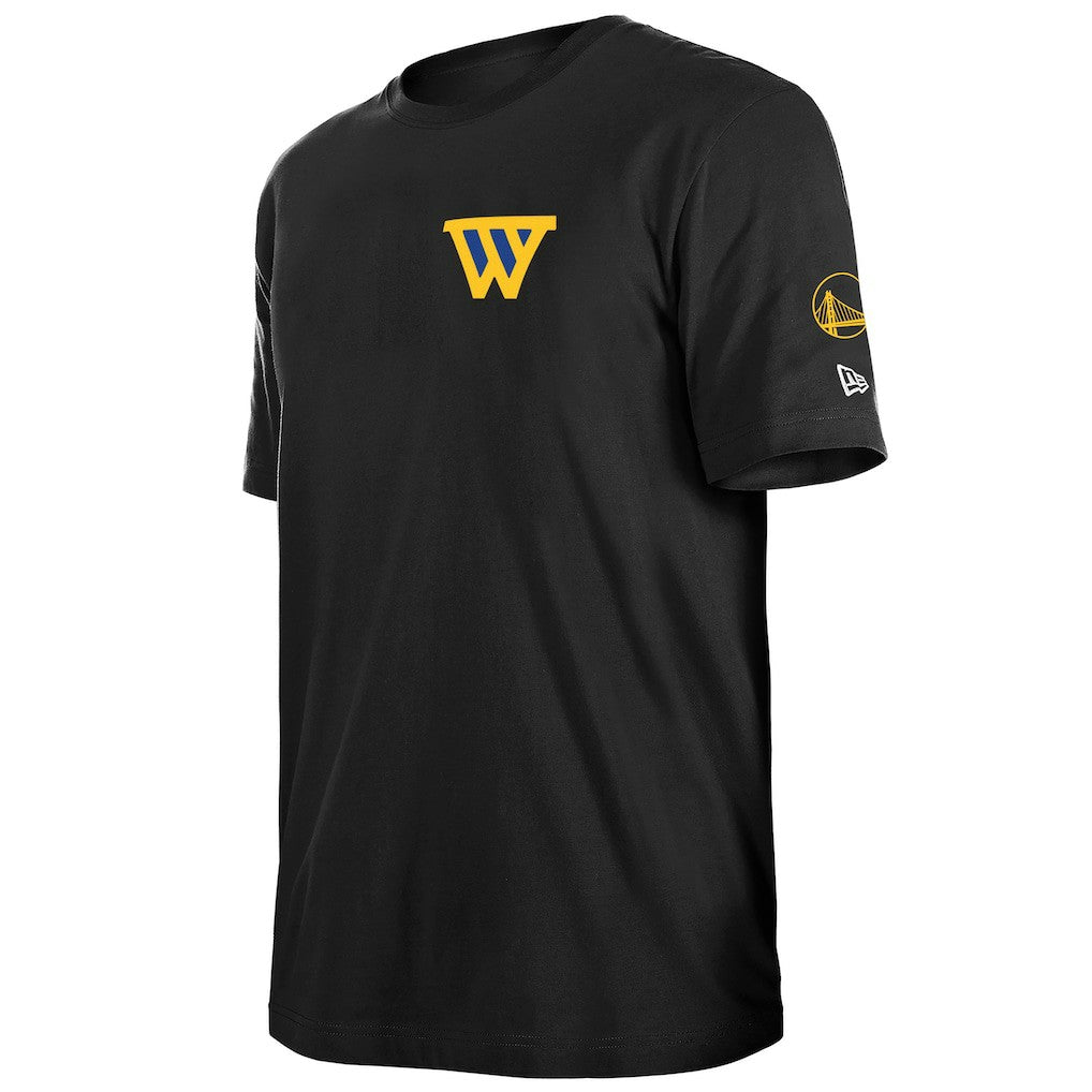 New Era Golden State Warriors "W" Statement T-Shirt Black