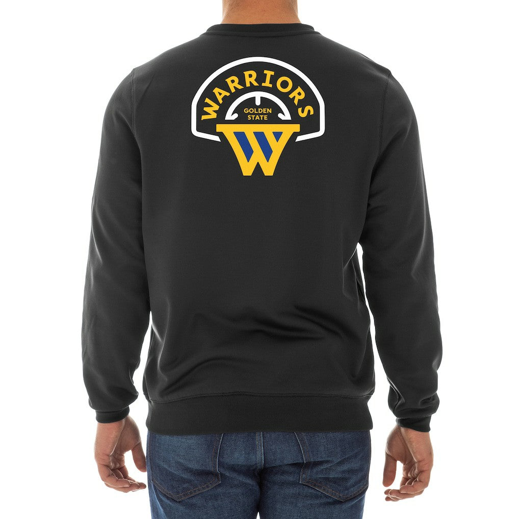 New Era Golden State Warriors "W" Statement Pullover Sweatshirt Black