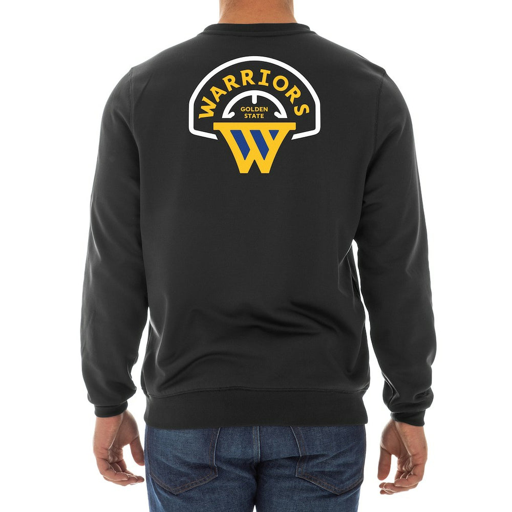 New Era Golden State Warriors "W" Statement Pullover Sweatshirt Black