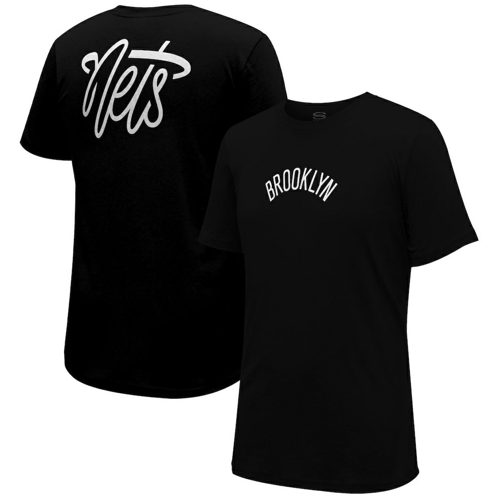 Brooklyn Nets Stadium Essentials Unisex Origins Script T-Shirt Black