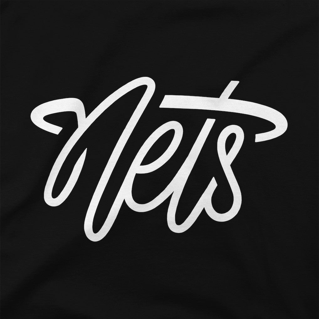 Brooklyn Nets Stadium Essentials Unisex Origins Script T-Shirt Black