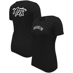 Brooklyn Nets Stadium Essentials Women's Origins Script T-Shirt Black