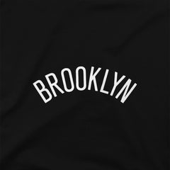 Brooklyn Nets Stadium Essentials Women's Origins Script Cropped Pullover Hoodie Black
