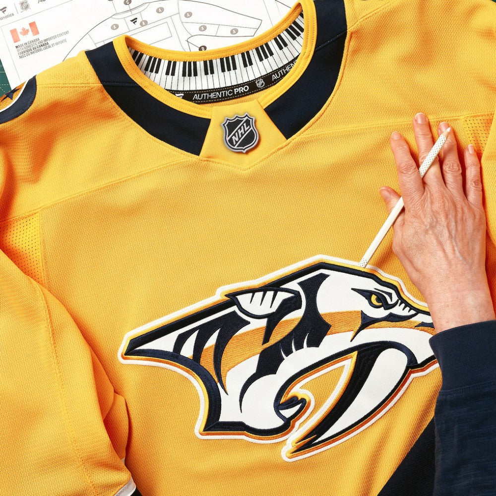 Nashville Predators Fanatics Home Authentic Pro Jersey - Yellow | Fanatics on sale
