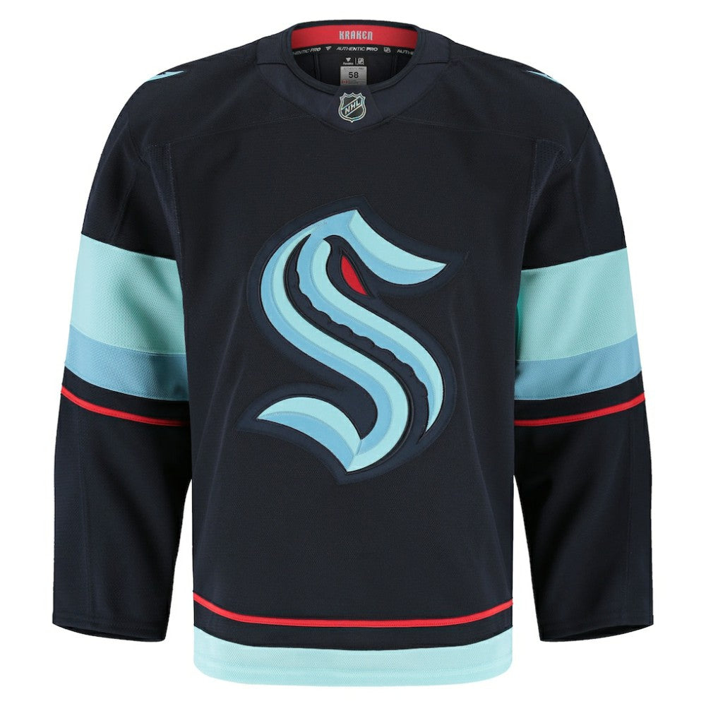 Seattle Kraken Fanatics Home Authentic Pro Jersey - Deep Sea Blue | Fanatics near me
