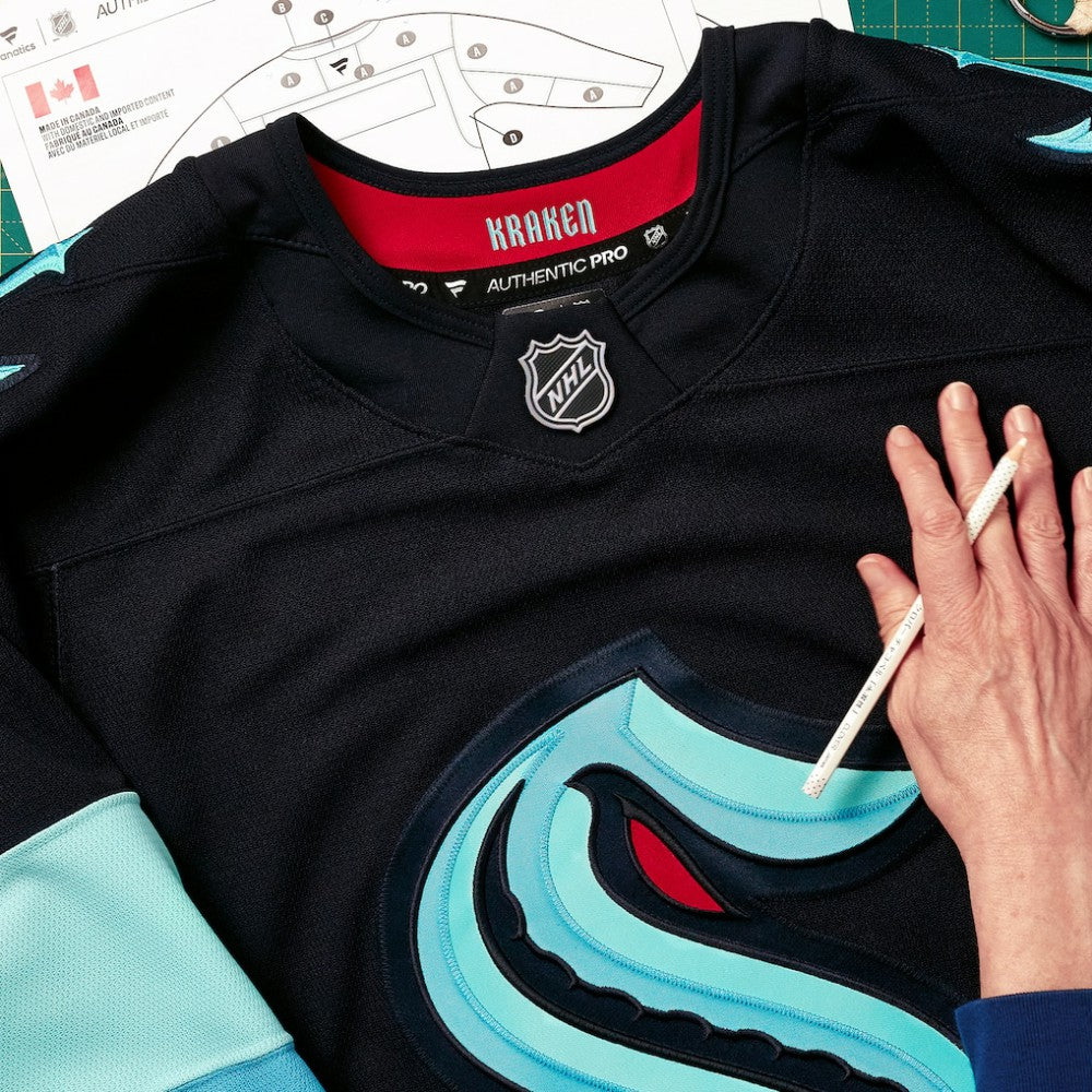 Seattle Kraken Fanatics Home Authentic Pro Jersey - Deep Sea Blue | Fanatics near me