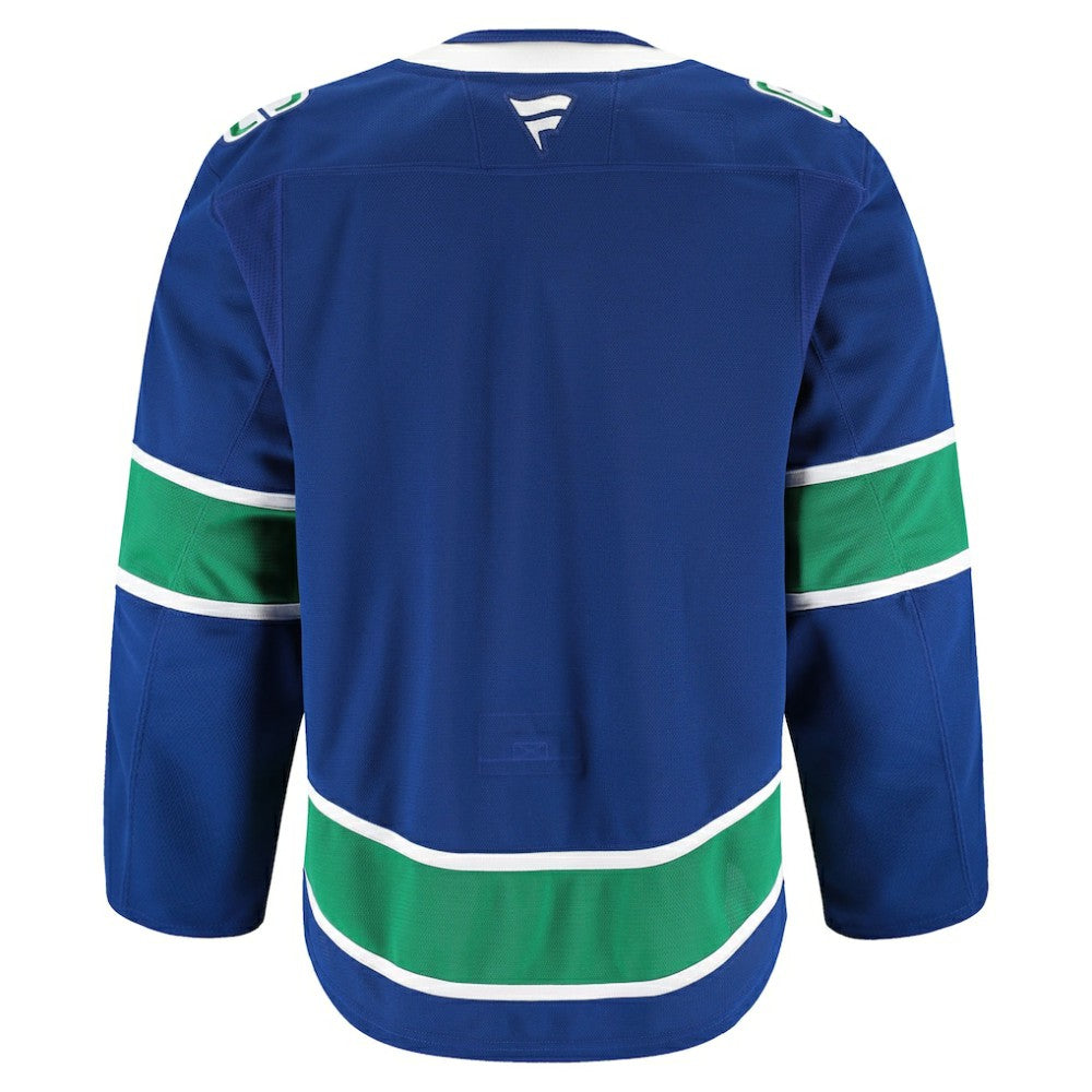 Vancouver Canucks Fanatics Home Authentic Pro Jersey - Blue | Fanatics Lifestyle