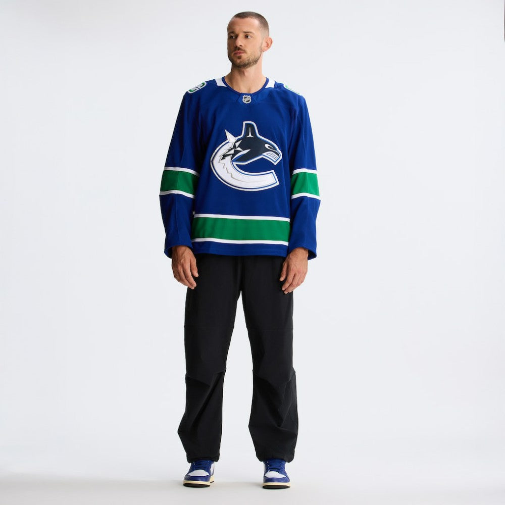 Vancouver Canucks Fanatics Home Authentic Pro Jersey - Blue | Fanatics Lifestyle
