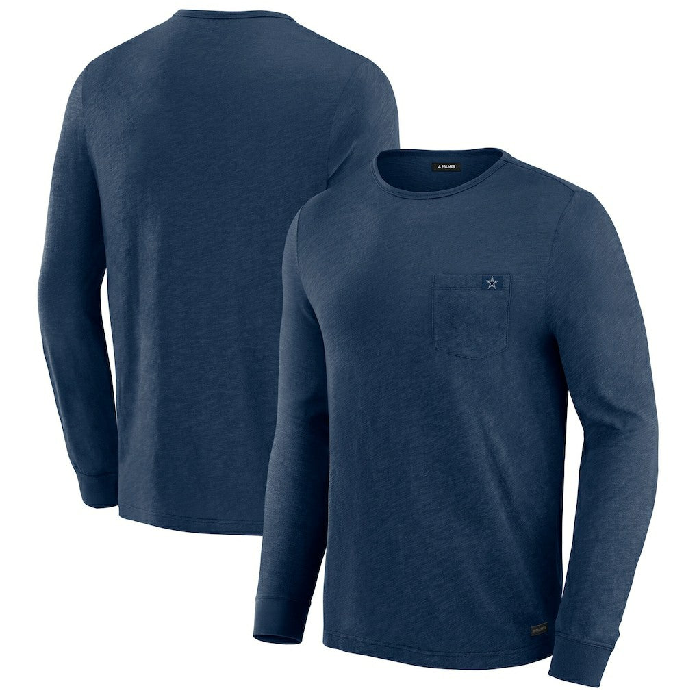 Dallas Cowboys J. Palmer In-The-Pocket Long Sleeve T-Shirt - Navy - NFL