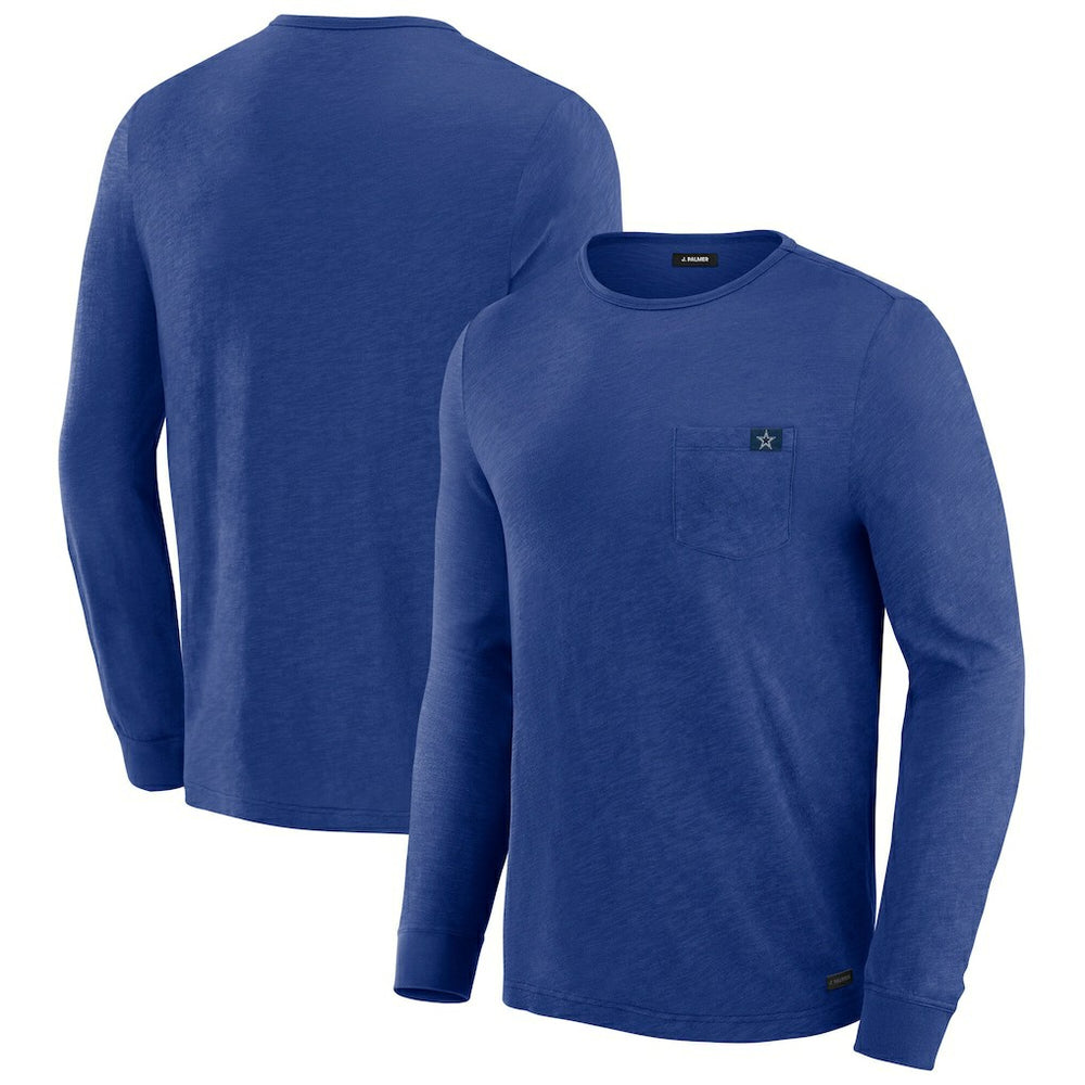 Dallas Cowboys J. Palmer In-The-Pocket Long Sleeve T-Shirt - Blue - NFL