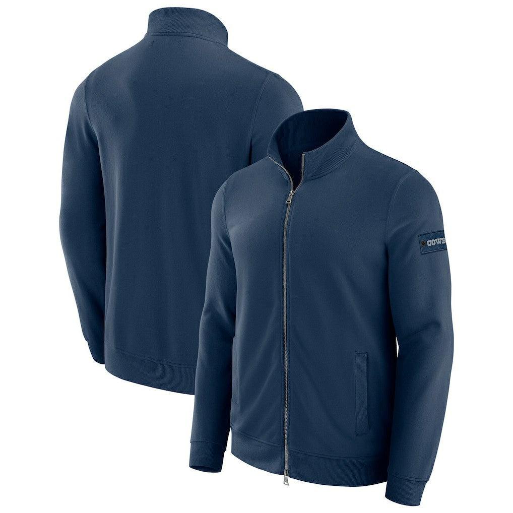 Dallas Cowboys J. Palmer QB1 Full-Zip Sweatshirt - Navy - NFL