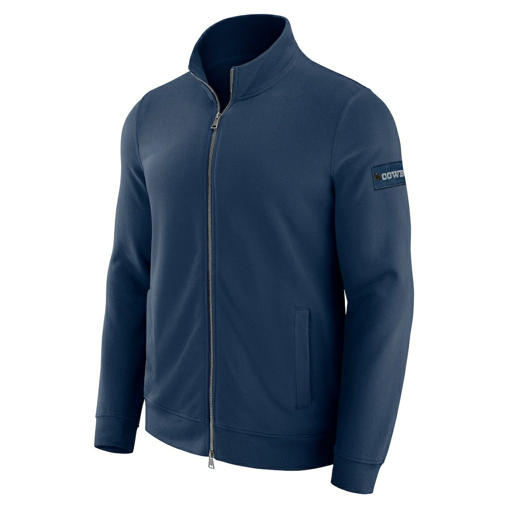 Dallas Cowboys J. Palmer QB1 Full-Zip Sweatshirt - Navy - NFL