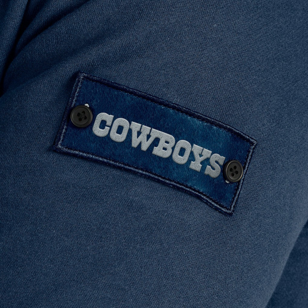 Dallas Cowboys J. Palmer QB1 Full-Zip Sweatshirt - Navy - NFL