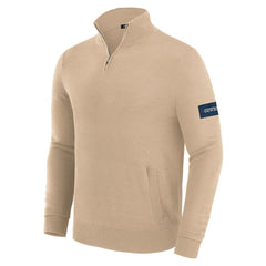 Dallas Cowboys J. Palmer Franchise Quarter-Zip Sweater - Tan - NFL
