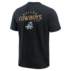 Dallas Cowboys Darius Rucker Collection Washed Henley T-Shirt - Black - Fanatics