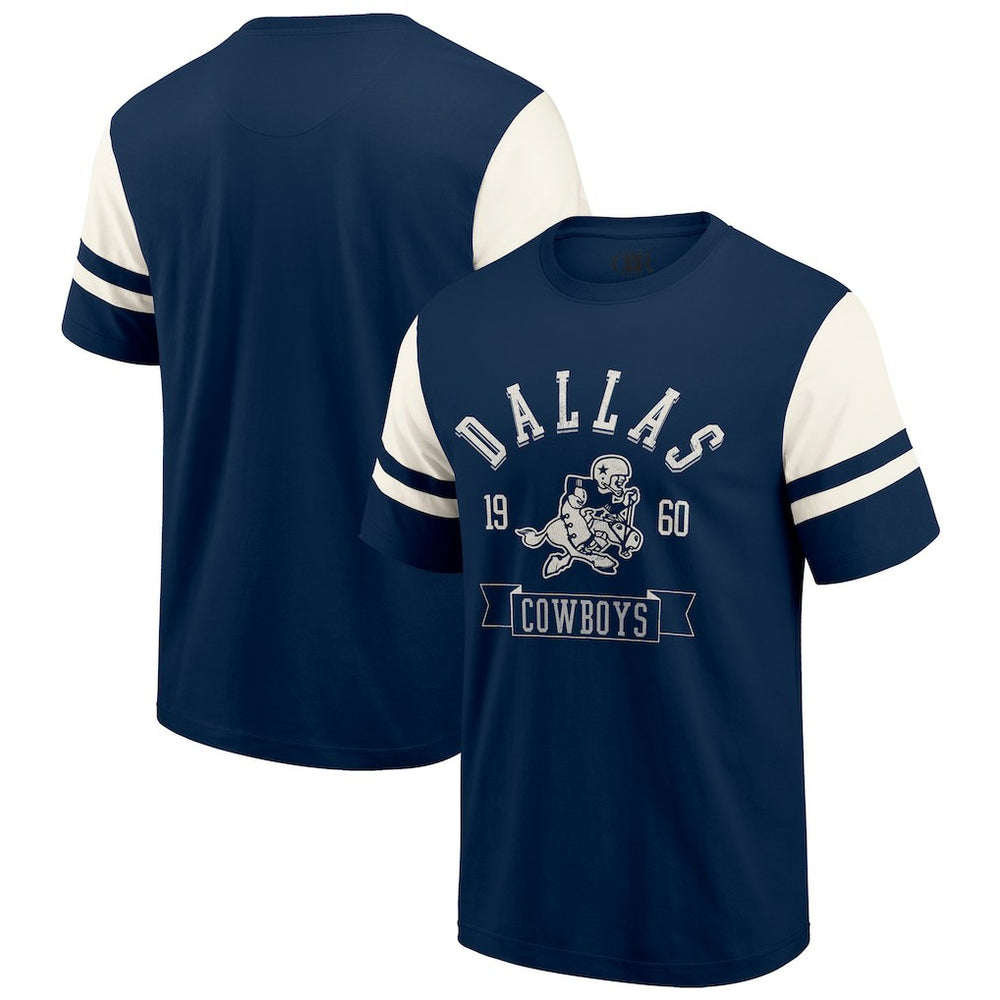Dallas Cowboys Darius Rucker Collection Throwback T-Shirt - Navy - Fanatics