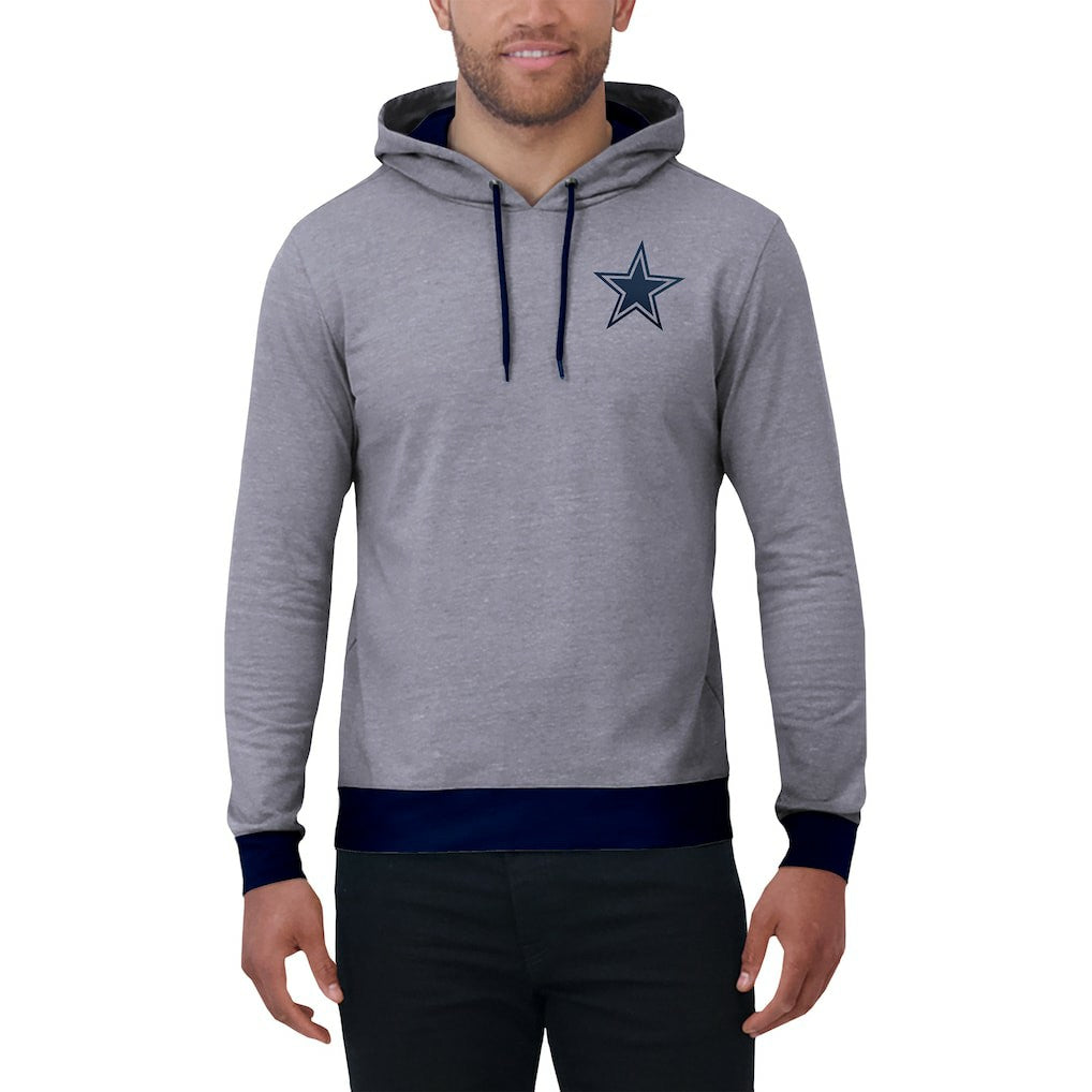 Dallas Cowboys Darius Rucker Collection Tonal Knit Pullover Hoodie - Navy - Fanatics
