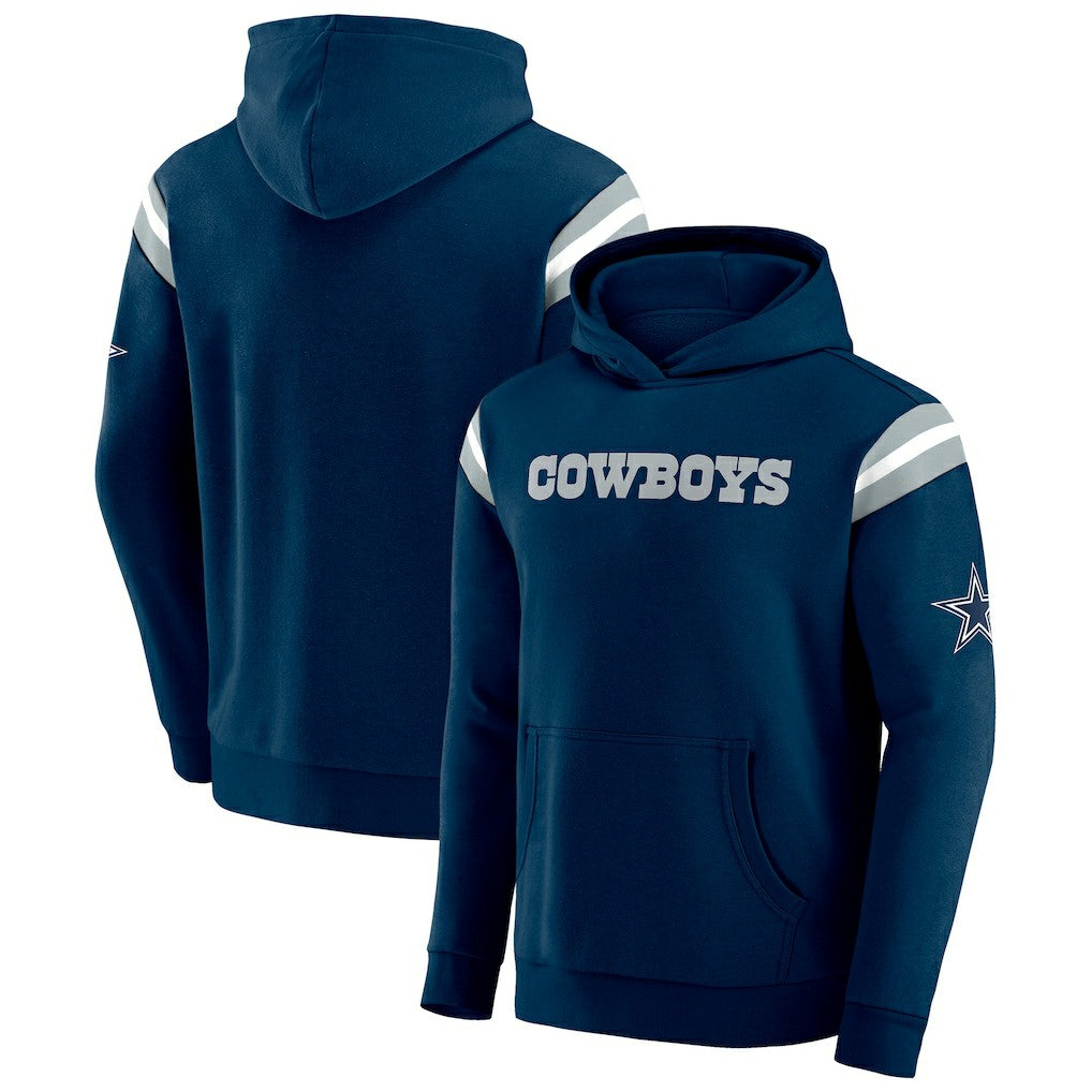 Dallas Cowboys Darius Rucker Collection Football Washed Pullover Hoodie - Navy - Fanatics