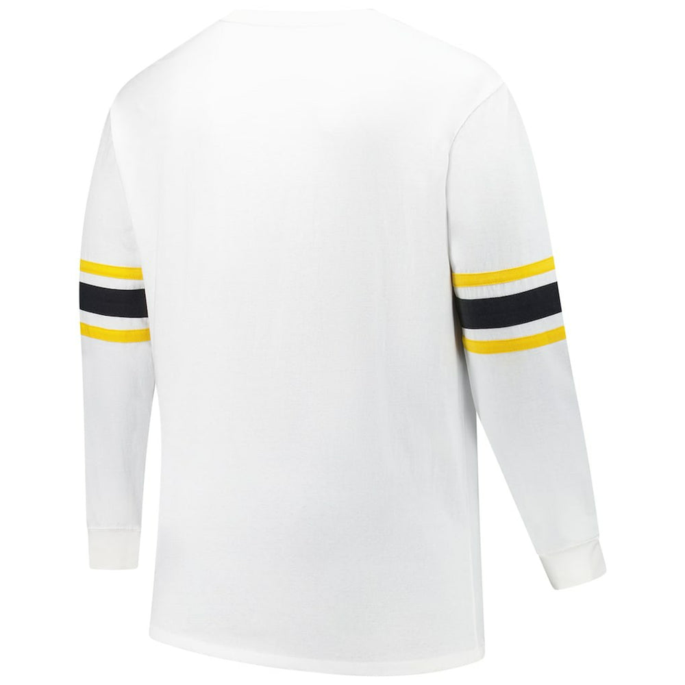 Pittsburgh Steelers '47 Big & Tall Premier Brex Long Sleeve T-Shirt - White - 47 brand
