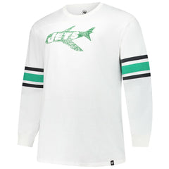 New York Jets '47 Big & Tall Premier Brex Long Sleeve T-Shirt - White - 47 brand