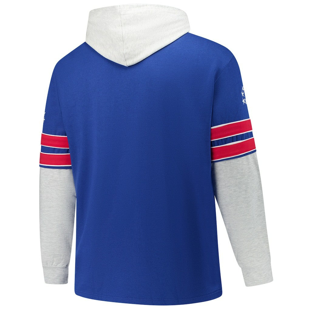 Buffalo Bills '47 Big & Tall Lacer Pullover Hoodie - Royal - 47 brand