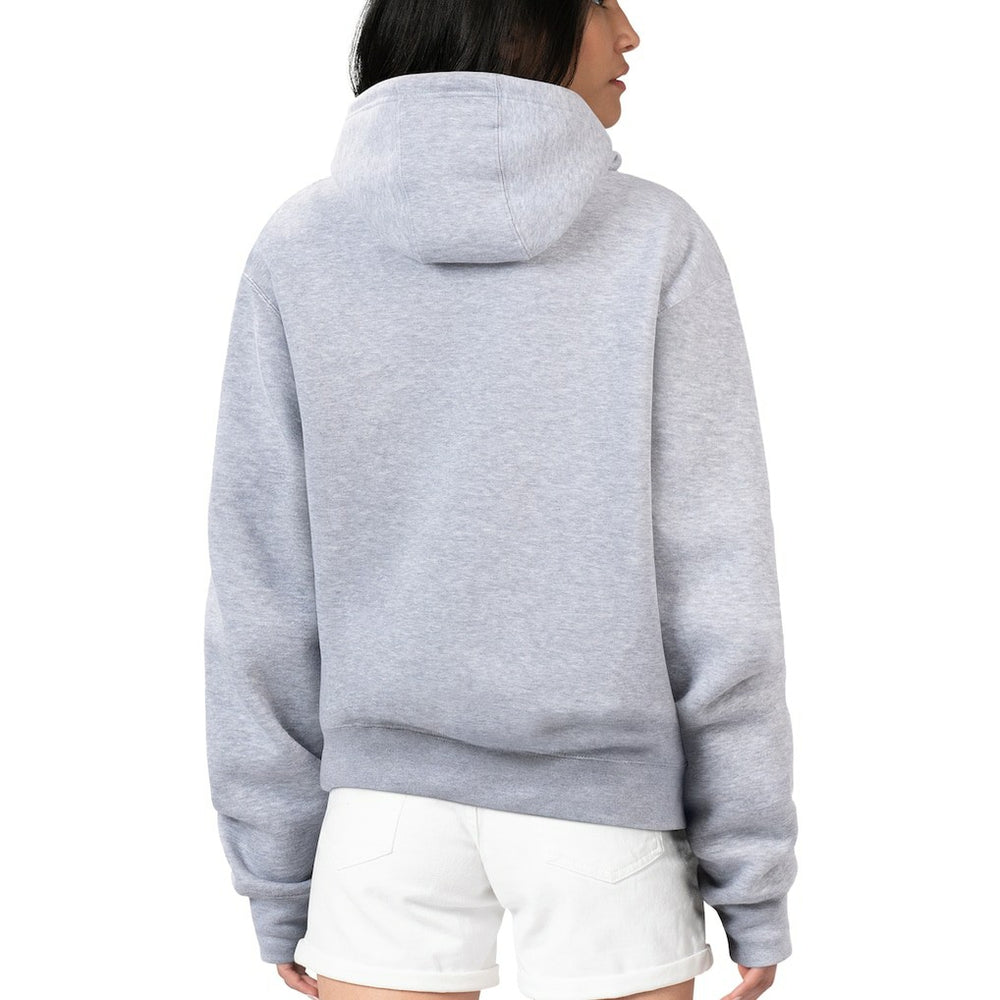Kansas City Chiefs G-III 4Her by Carl Banks Women's Flowers Team Logo Graphic Fleece Pullover Hoodie - Heather Gray - NFL