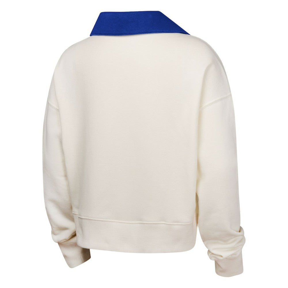 Chicago Cubs Girls Youth Ballpark Hit Collared V-Neck Pullover Sweatshirt for sale
