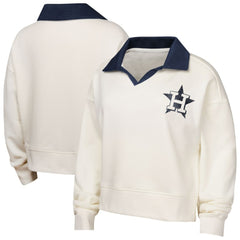 Houston Astros Girls Youth Ballpark Hit Collared V-Neck Pullover Sweatshirt Near Me