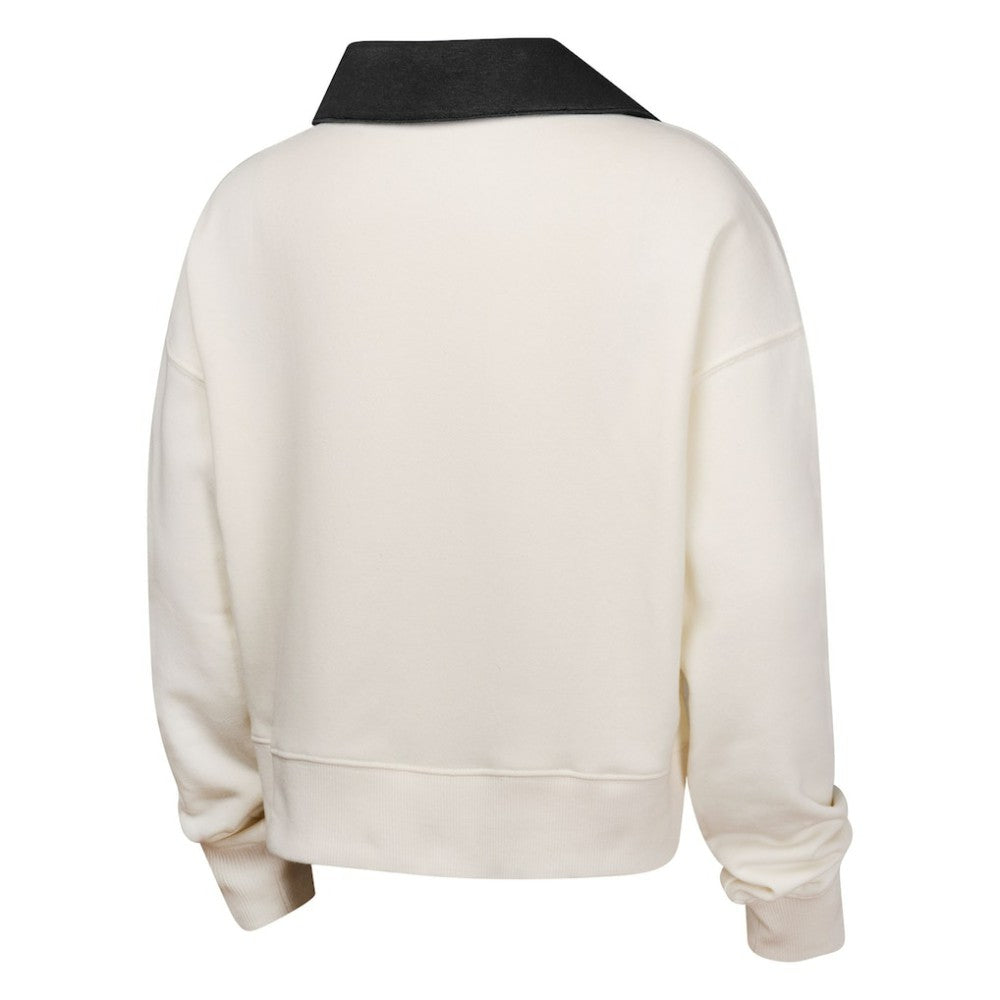 San Francisco Giants Girls Youth Ballpark Hit Collared V-Neck Pullover Sweatshirt Outlet