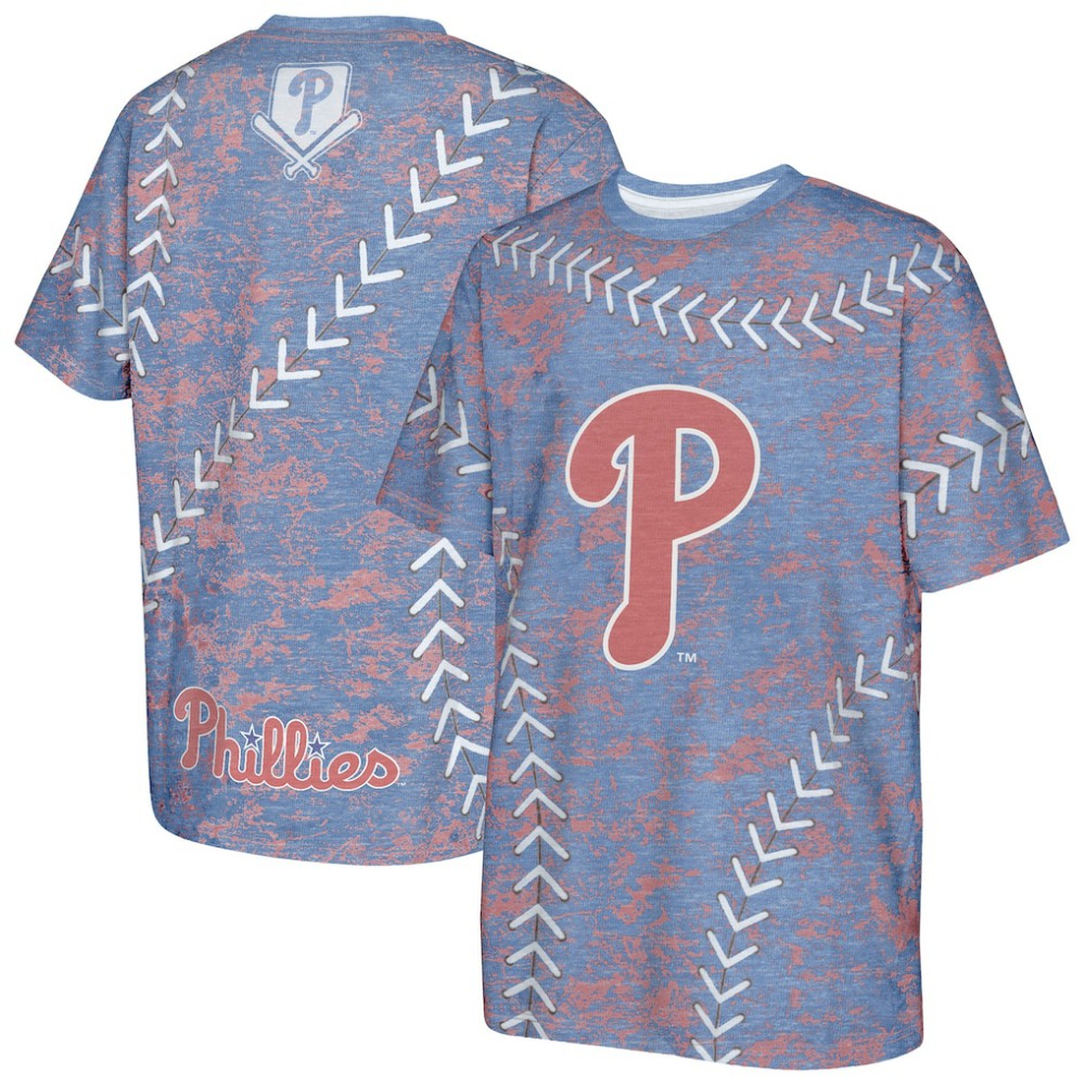 Philadelphia Phillies Youth Slide Score Bold T-Shirt Near Me