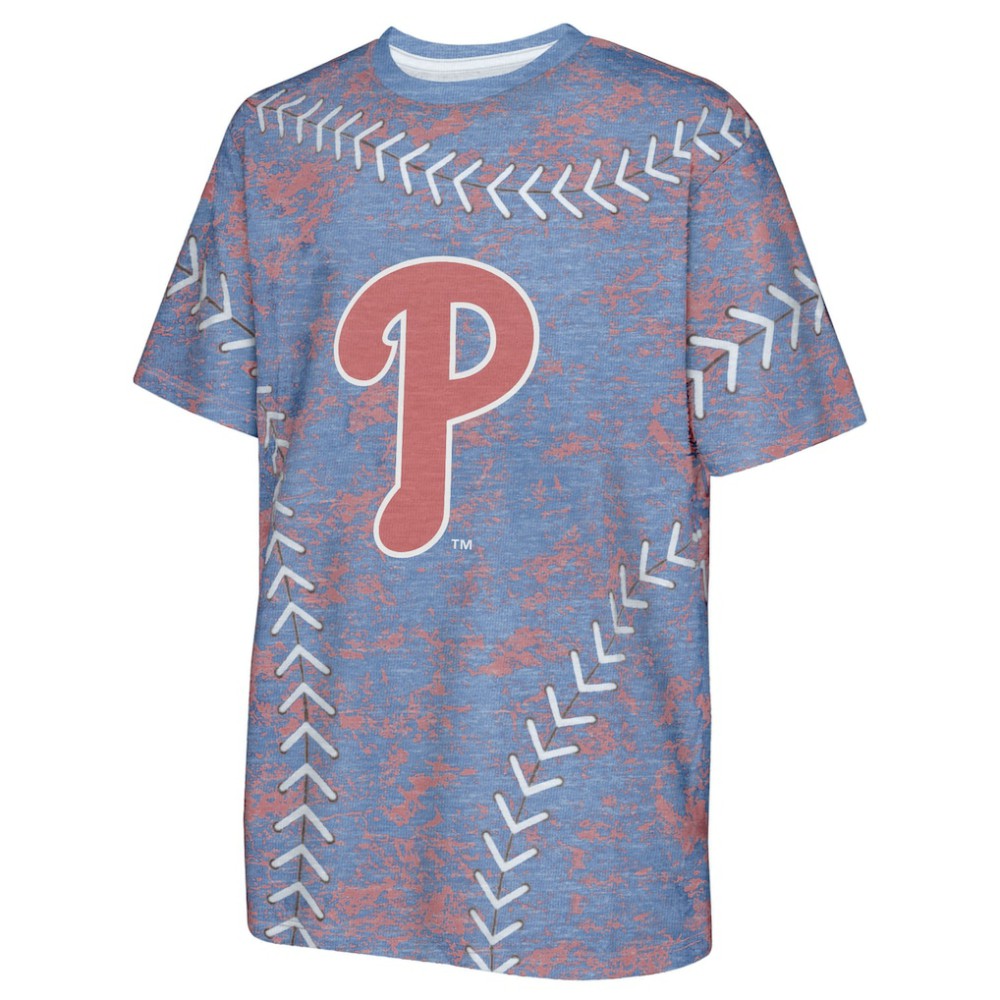 Philadelphia Phillies Youth Slide Score Bold T-Shirt Near Me