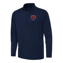 Chicago Bears Antigua Reprocess Quarter-Zip Top - Navy - NFL