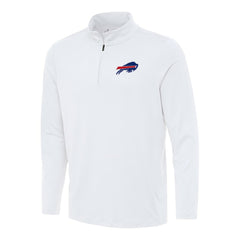 Buffalo Bills Antigua Reprocess Quarter-Zip Top - White - NFL