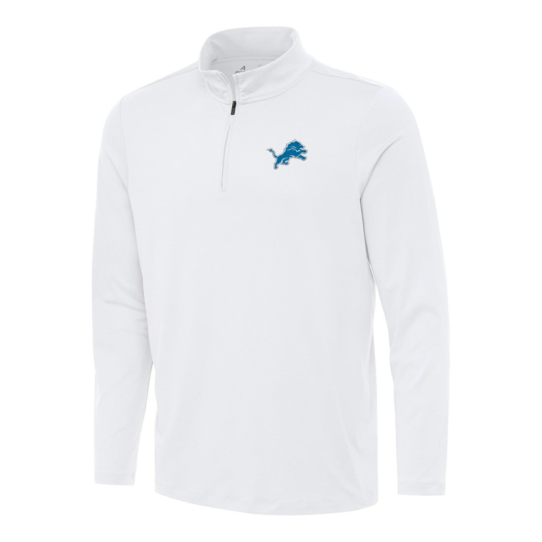 Detroit Lions Antigua Reprocess Quarter-Zip Top - White - NFL