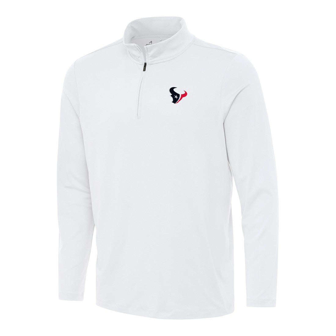 Houston Texans Antigua Reprocess Quarter-Zip Top - White - NFL