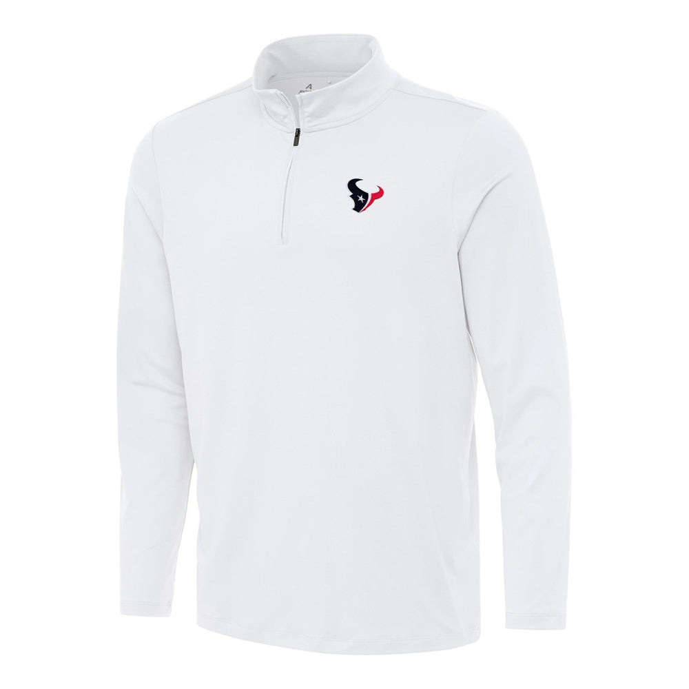 Houston Texans Antigua Reprocess Quarter-Zip Top - White - NFL