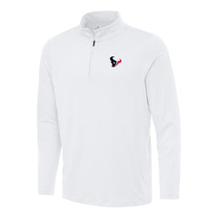 Houston Texans Antigua Reprocess Quarter-Zip Top - White - NFL