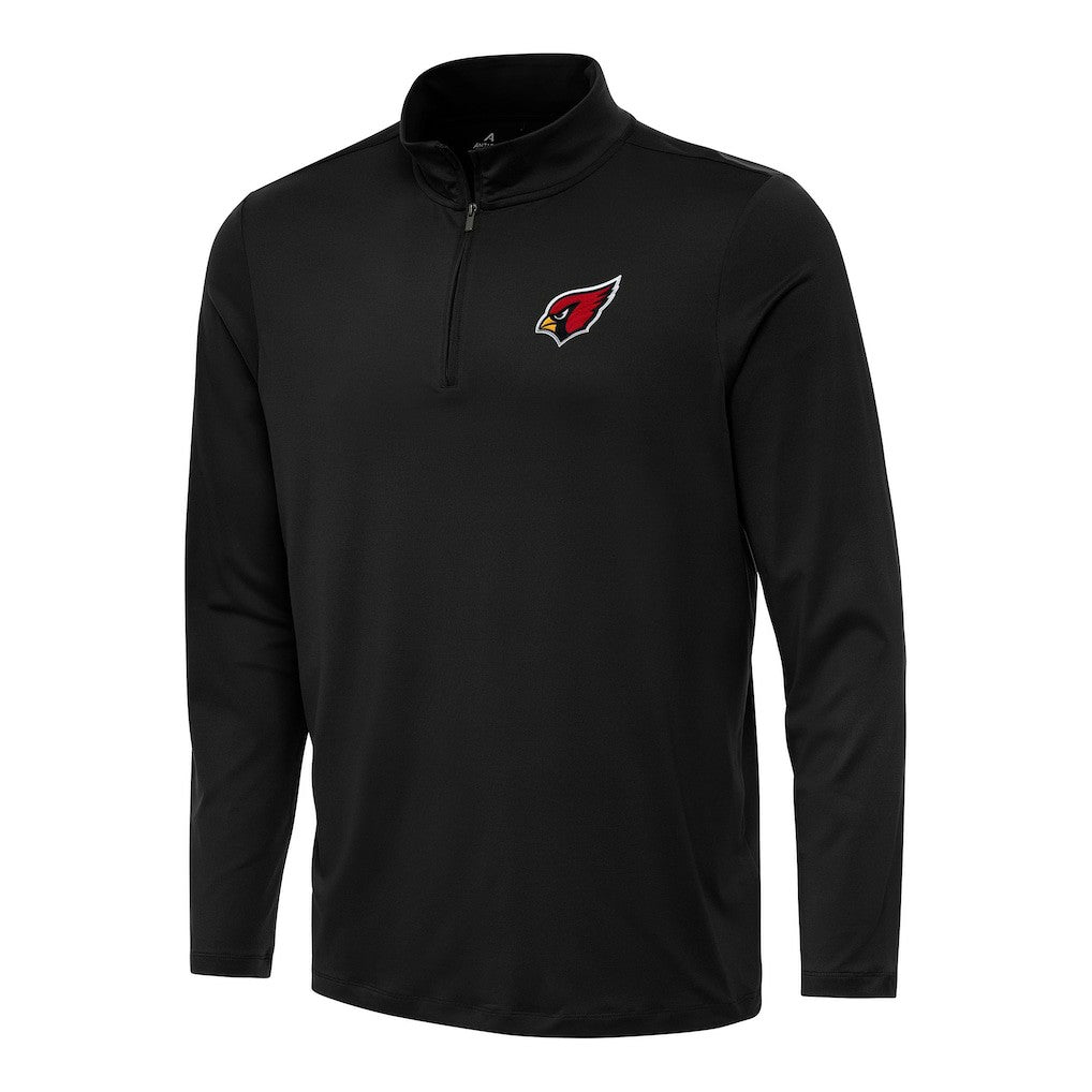 Arizona Cardinals Antigua Reprocess Quarter-Zip Top - Black - NFL