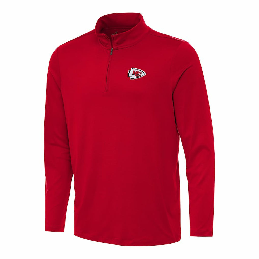 Kansas City Chiefs Antigua Reprocess Quarter-Zip Top - Red - NFL
