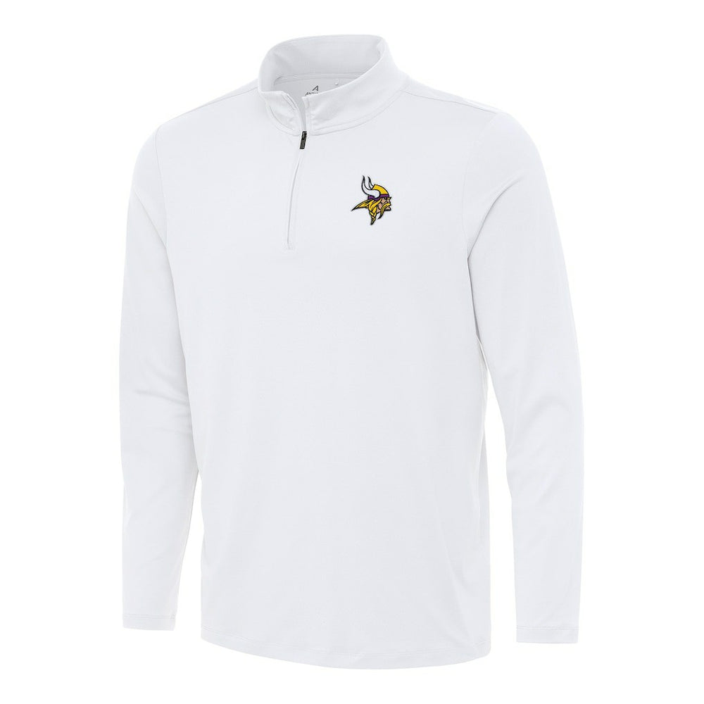 Minnesota Vikings Antigua Reprocess Quarter-Zip Top - White - NFL