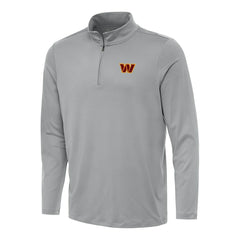 Washington Commanders Antigua Reprocess Quarter-Zip Top - Gray - NFL