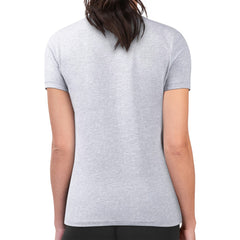 New York Knicks G-III 4Her by Carl Banks Women's Super-Slim Fit Lightweight Flowers Team Logo Graphic T-Shirt Heather Gray