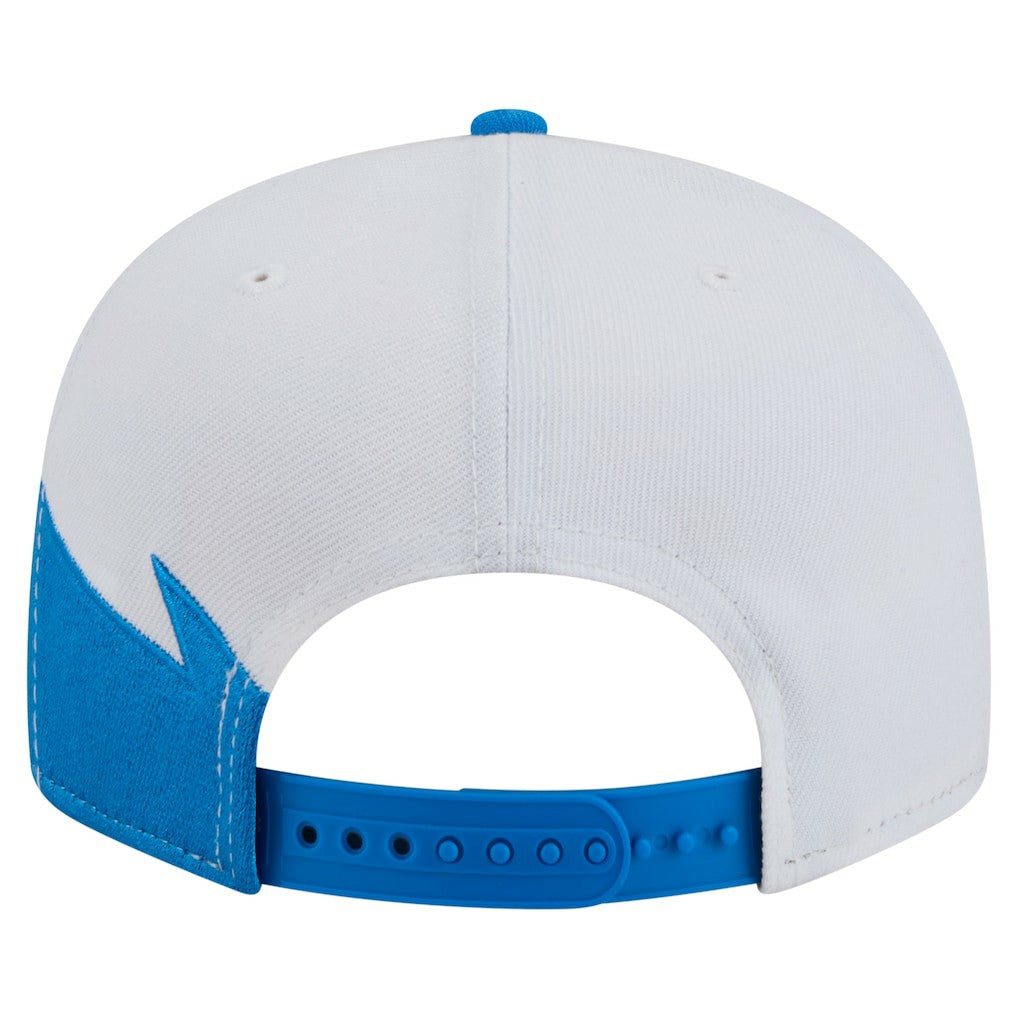 Detroit Lions New Era Throwback Jagged 9FiFTY Snapback Hat - Blue - NFL