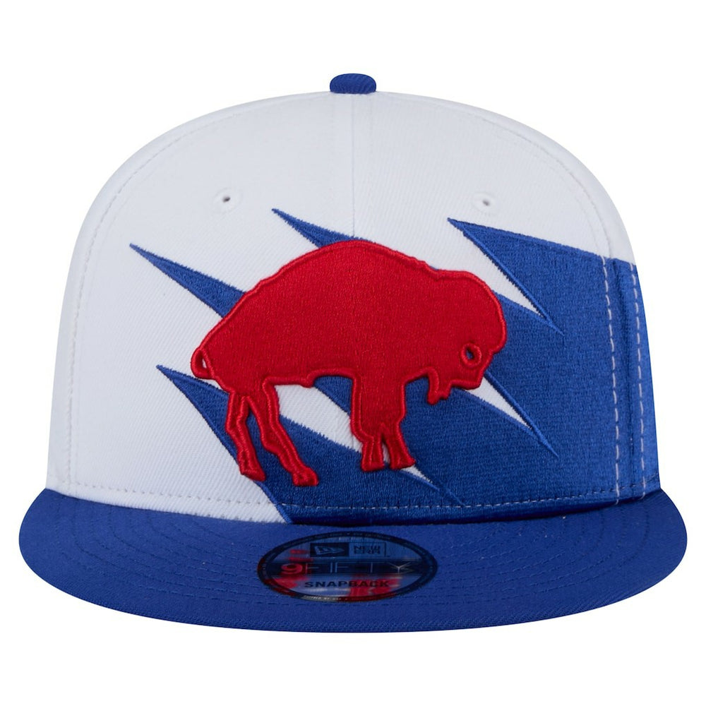 Buffalo Bills New Era Throwback Jagged 9FiFTY Snapback Hat - Royal - NFL