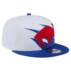 Buffalo Bills New Era Throwback Jagged 9FiFTY Snapback Hat - Royal - NFL