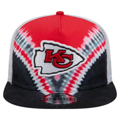 Kansas City Chiefs New Era Throwback Dye Golfer Snapback Hat - Red/Black - NFL