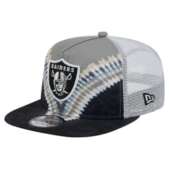 Las Vegas Raiders New Era Throwback Dye Golfer Snapback Hat - Gray/Black - NFL