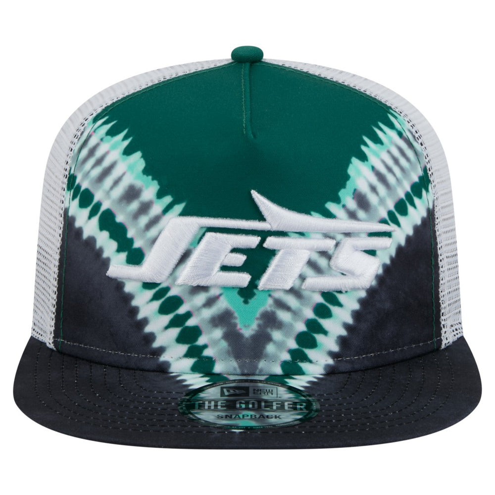 New York Jets New Era Throwback Dye Golfer Snapback Hat - Green/Black - NFL
