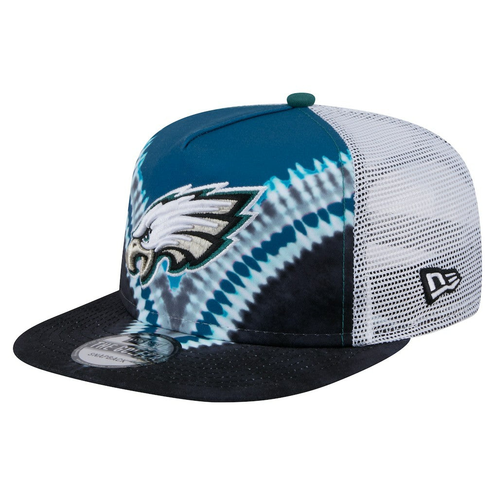 Philadelphia Eagles New Era Throwback Dye Golfer Snapback Hat - Midnight Green/Black - NFL